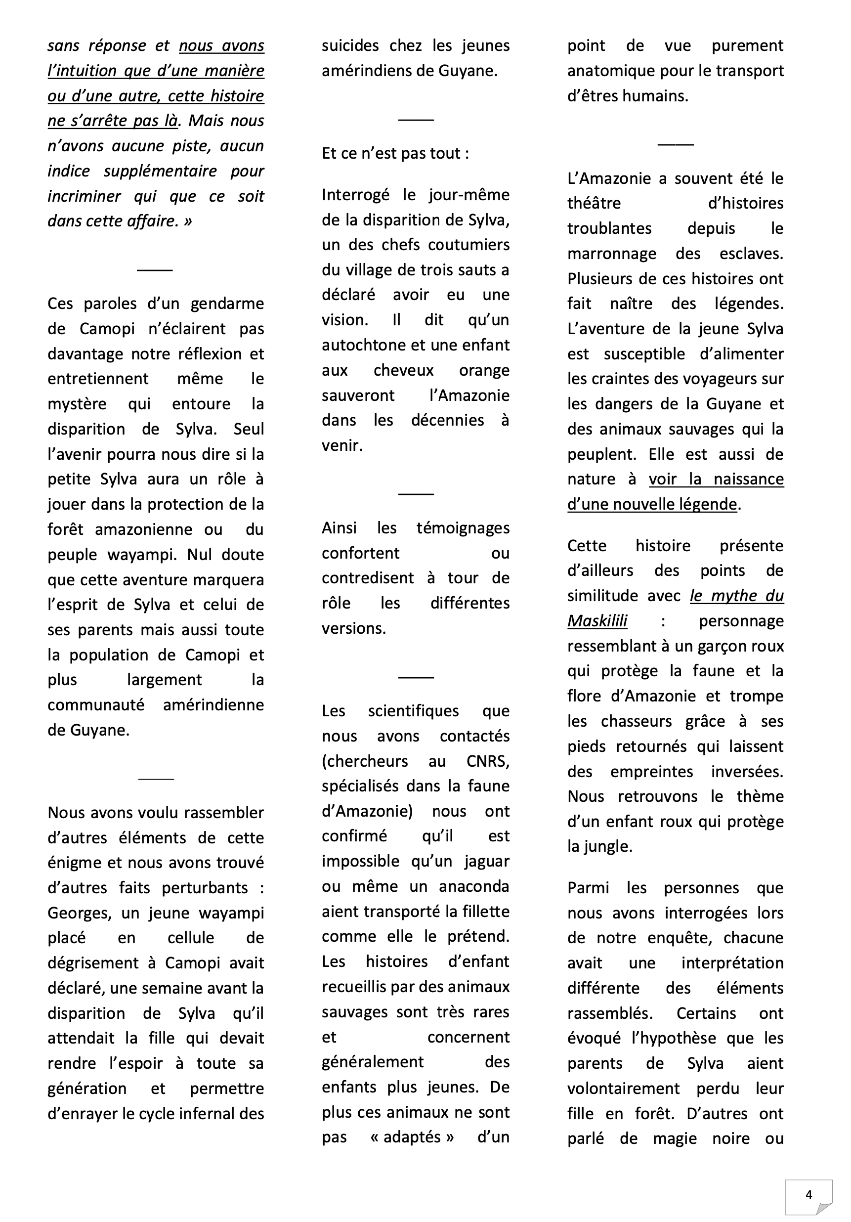 Le texte